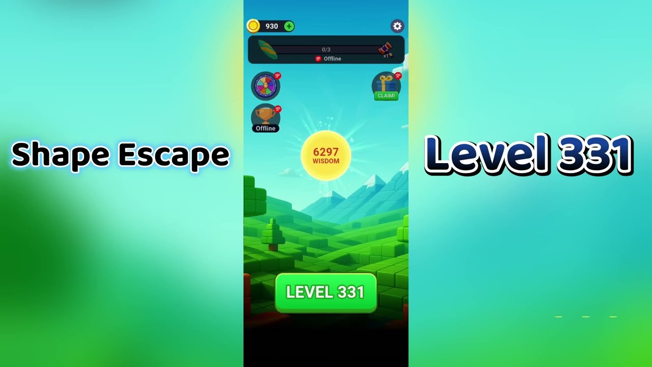 🔥 Shape Escape Level 331 Walkthrough | Can You Solve It? 🧠💥