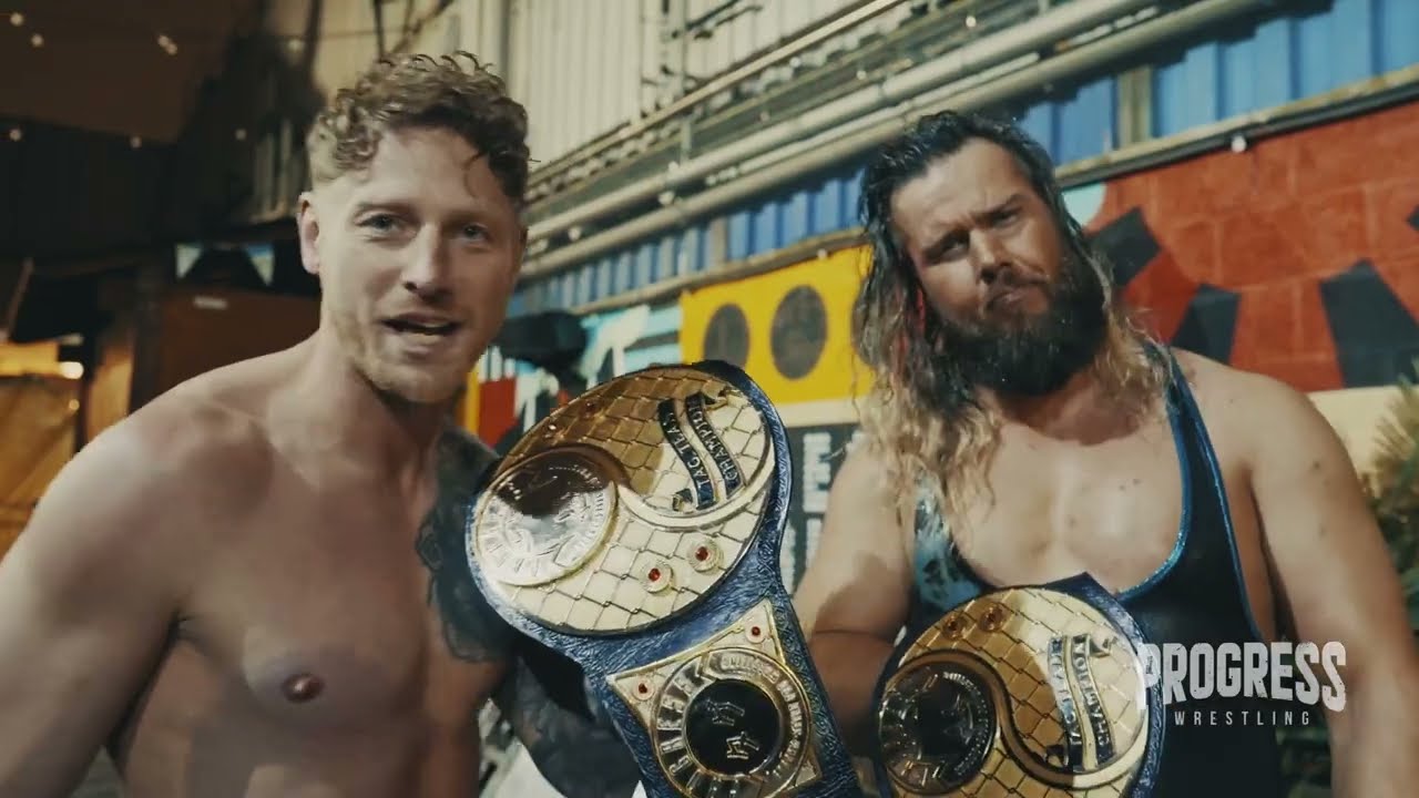 "GIVE US ANYONE!" - PROGRESS World Tag Team Champions The Smokin' Aces issue an open challenge!!