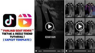 Punjabi Beat Remix CapCut Template | Still Rollin – Shubh Lyrics capcut Template | New tiktok trend screenshot 2