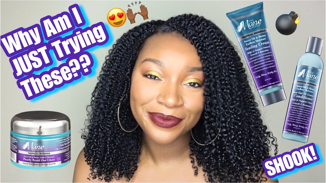 Y'all... I'm SHOOK! The Mane Choice Tropical Moringa Wash & Go | Natural Hair