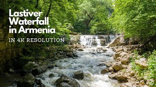 Lastiver waterfall in Tavush region of Armenia | 4K resolution