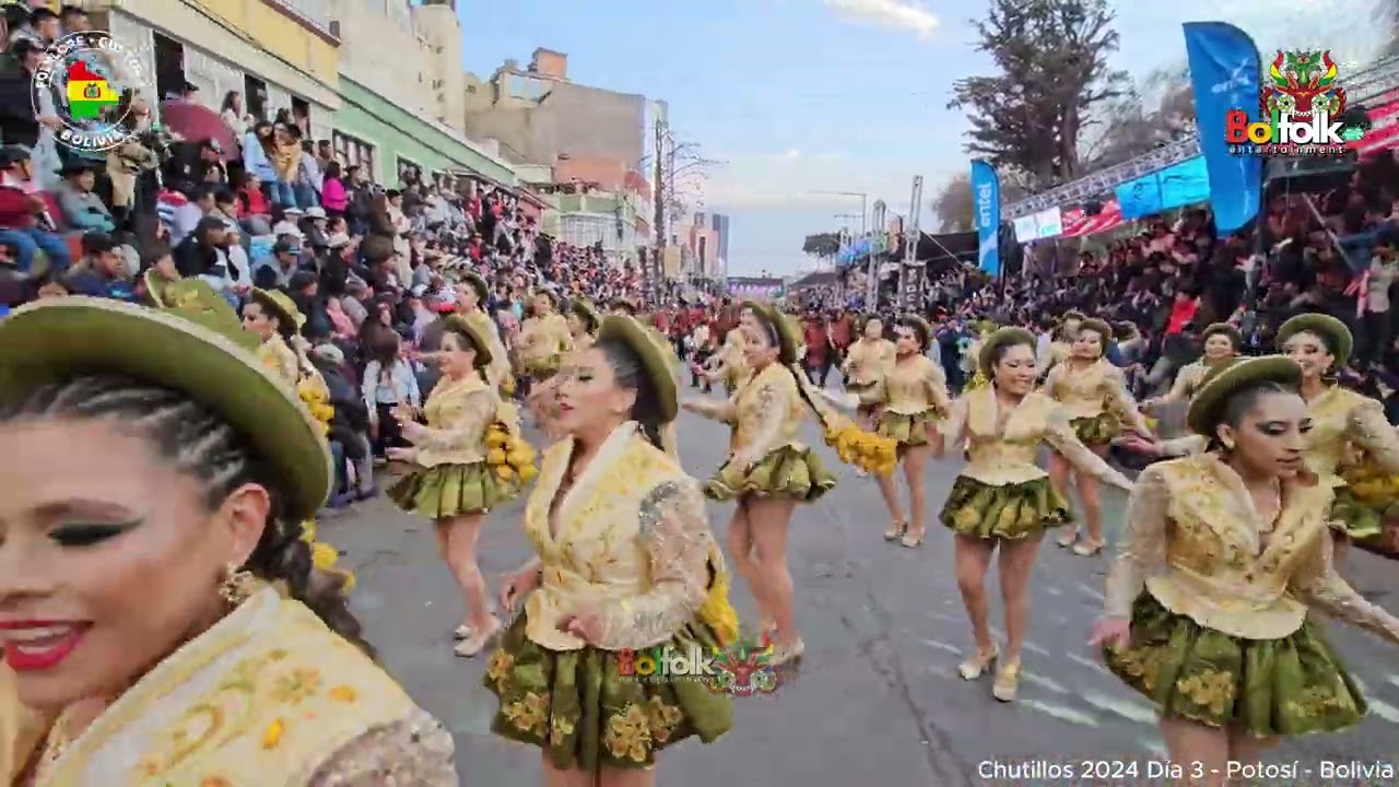 Caporales Cervecería Nacional Potosí - Día 3 - Parte 75 Chutillos 2024 Potosí Bolivia (Saya Caporal)