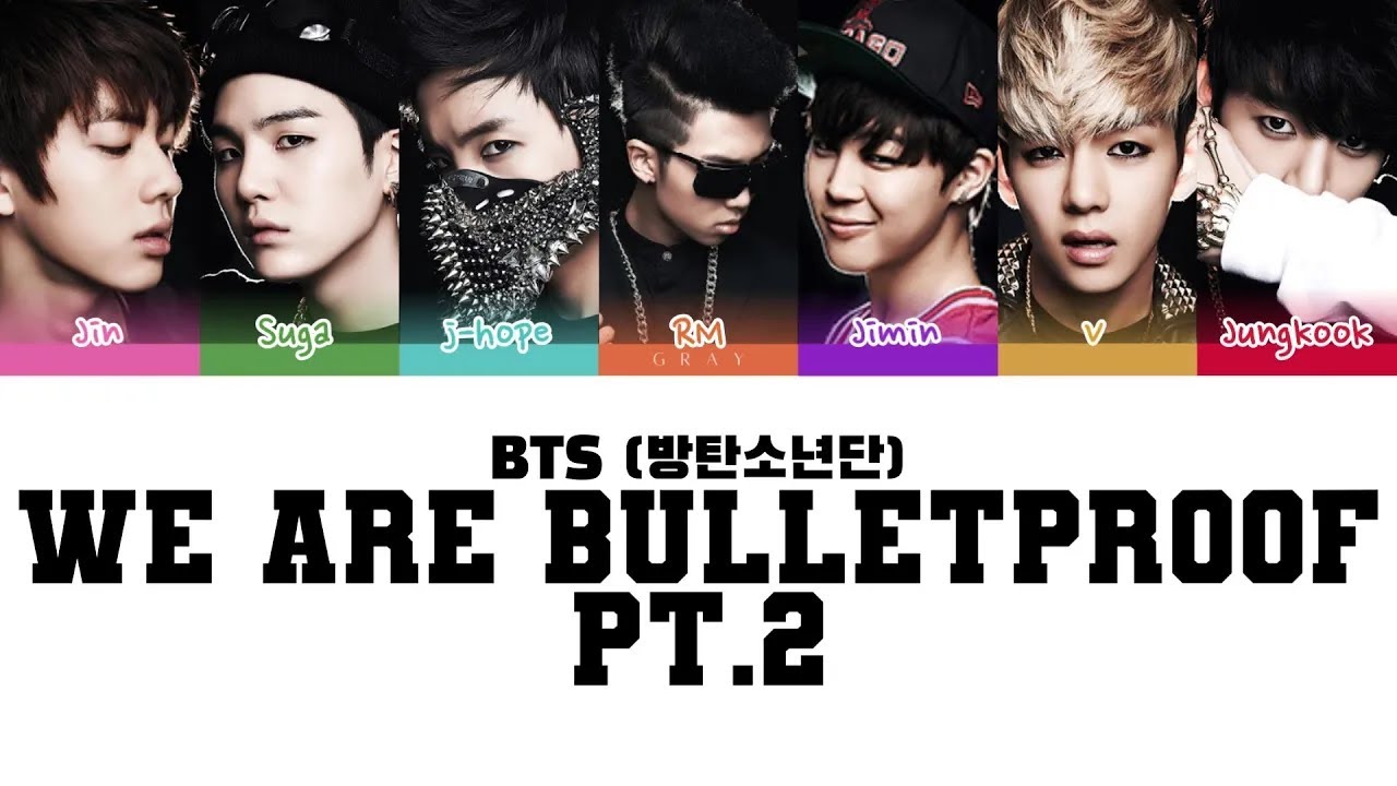 BTS (방탄소년단) - We Are Bulletproof Pt.2/위 아 불렛프루프 Pt.2 (Color Coded