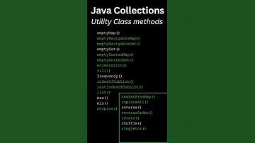 Java Collections Class: Methods you MUST know