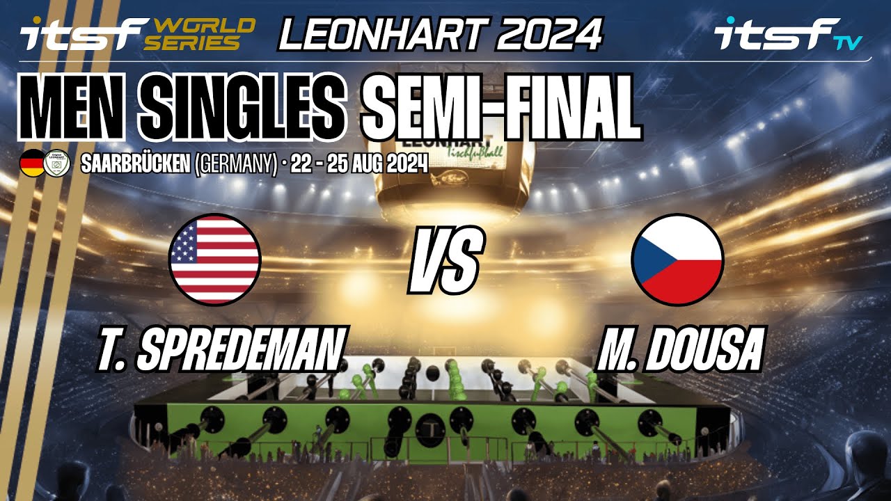 T. Spredeman vs M. Douša - Men Singles - Semi-Final - ITSF World Series Leonhart 2024