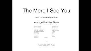 The More I See You video score