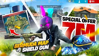 প্রথমবারের মত BARMUDA MAP এ ONLY SHIELD GUN CHALLENGE 🤯 সাথে 7 MILLION হওয়ার আগেই SPECIAL গিভওয়ে ?😱