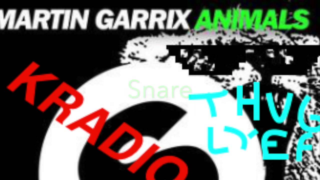 Martin Garrix Animals (Kradio Edit) [Official Lyric