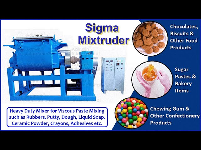 Sigma lame Kneader plimen Extruder machin pou manifakti segondè materyèl  Viskozite ak founisè - Lachin faktori - MAX mixer