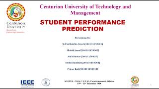Celebrity Students performance prediction model presentation Profile