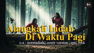 ALANGKAH INDAH DI WAKTU PAGI | Normadiah | Cover Epic Rock