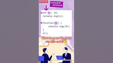 JavaScript Interview: Hoisting TRICK! (Function vs. Variable) #javascriptinterview