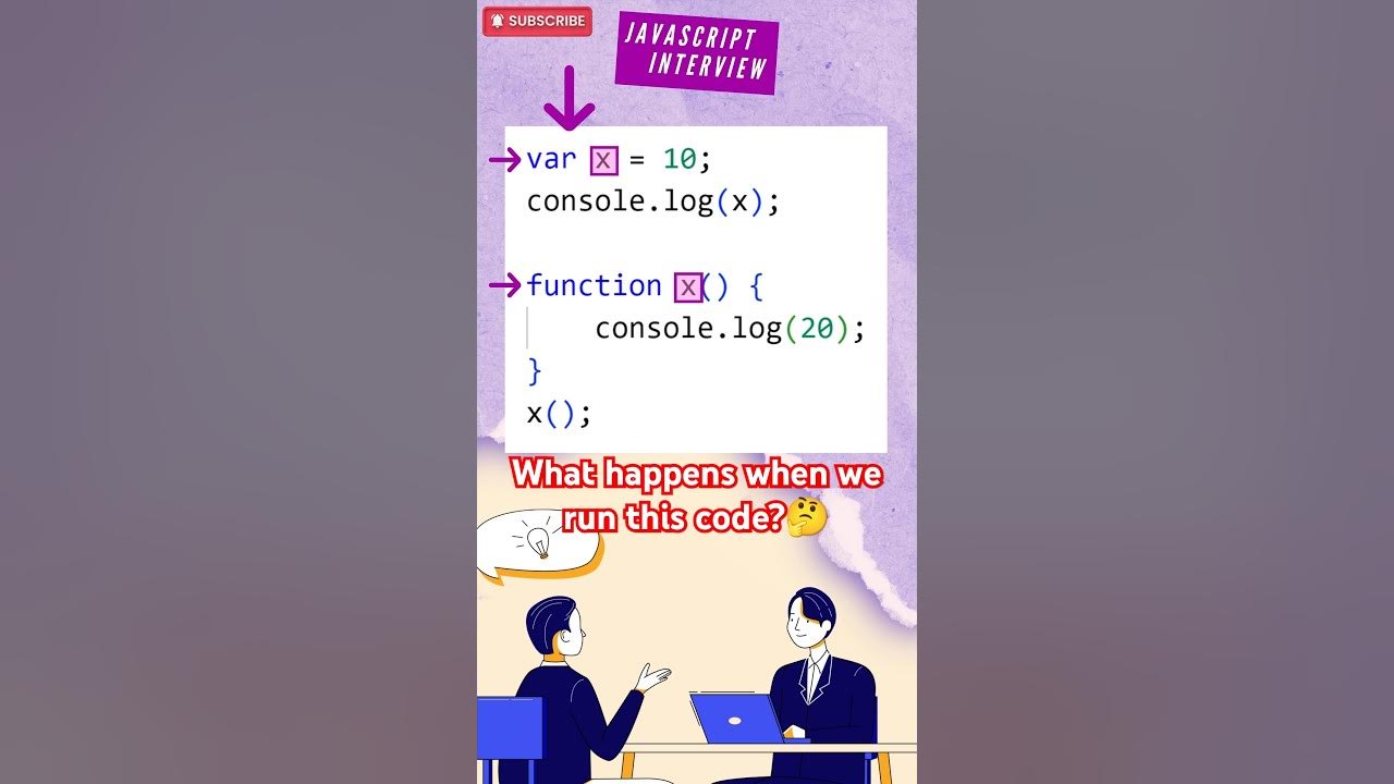 JavaScript Interview: Hoisting TRICK! (Function vs. Variable) # ...