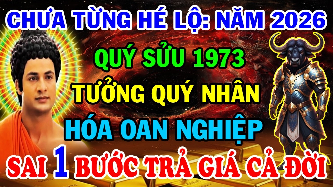 Chấn Động 2026: Quý Sửu 1973 Ngỡ Quý Nhân Hóa Oan Nghiệp Sai Một Bước Trả Giá Cả Đời