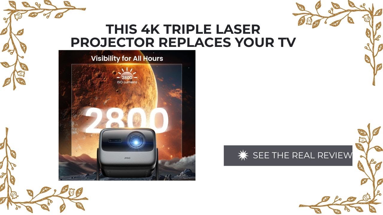 This 4K Triple Laser Projector Replaces Your TV | JMGO N1S Ultra