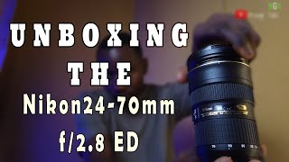 UNBOXING - Nikon Nikkor 24-70mm f/2.8 ED (IN 2022)