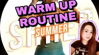 Chloe Tings Warm Up Routine