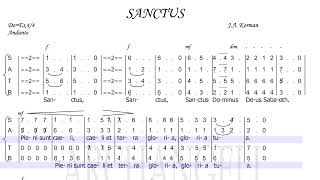 Satb Sanctus Ja  Korman
