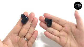 Mytrendyphone 2-I-1 Vandtæt Smartwatch Tws Høretelefoner - Bluetooth 5.04.0, Ip67