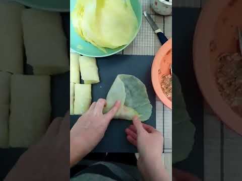 Лист капусты- это письмо с тефтелей или как заворачивать голубцы