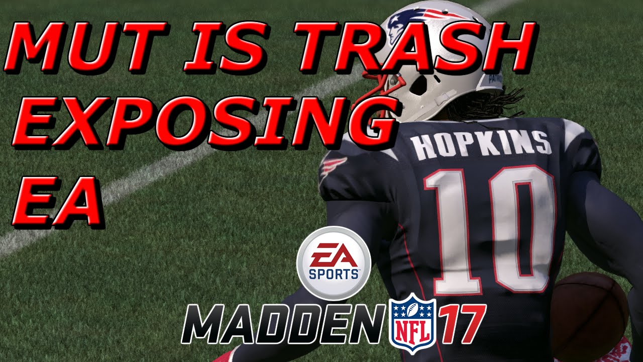 MADDEN 17 MUT SUCKS! MUT RANT @EA