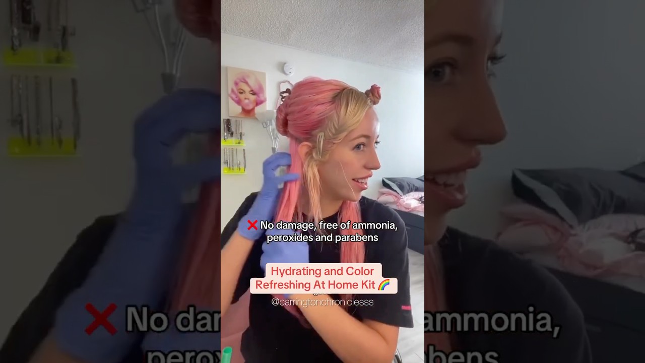 This kit makes coloring hair at home so easy 🌈 