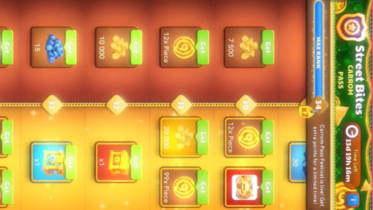 New season Carrom pass giveaway ♥️ [110₹] #carrompool #live