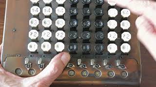 Soustraire sur un Comptometer par le complément à 9