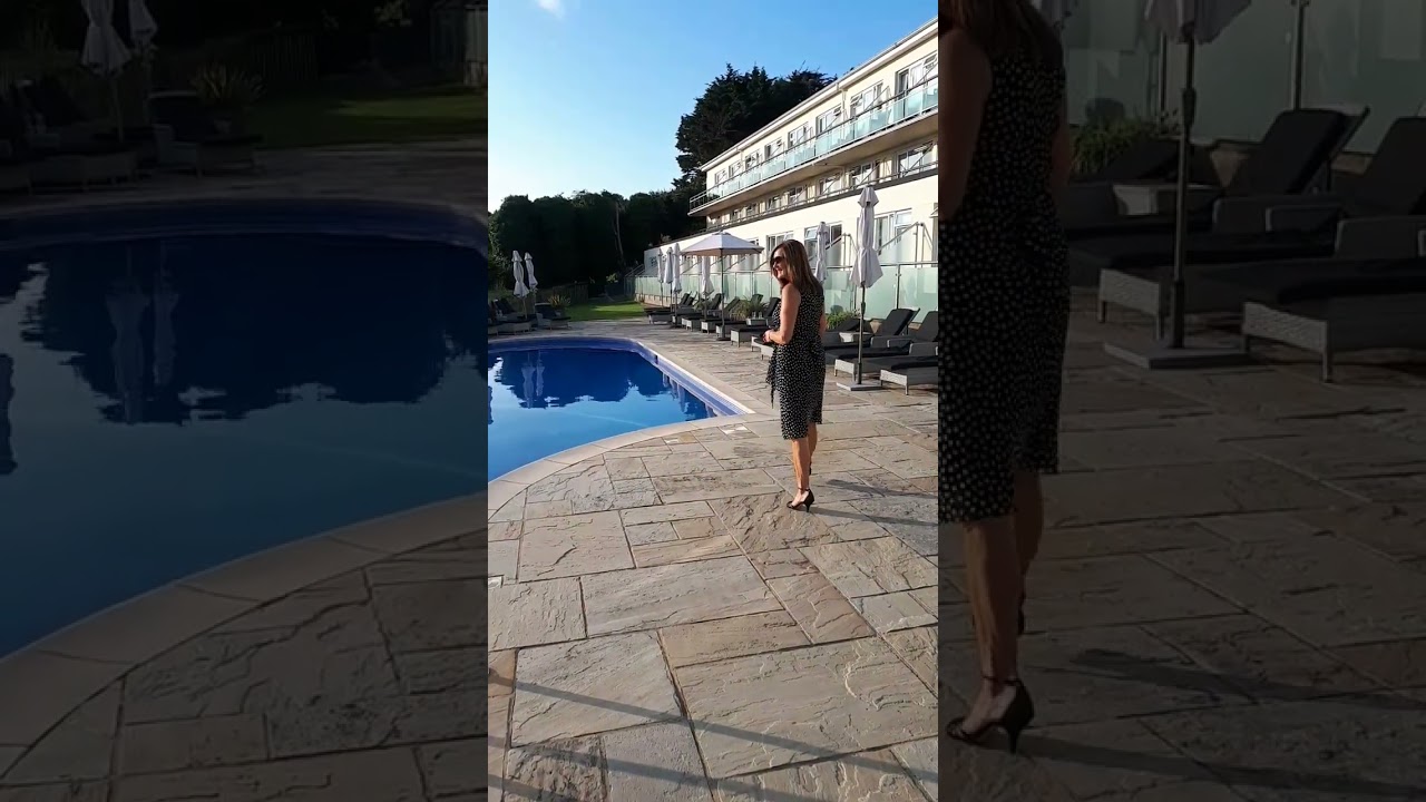 Моя любимая жена в отеле «Кристина», Джерси, Нормандские острова. 