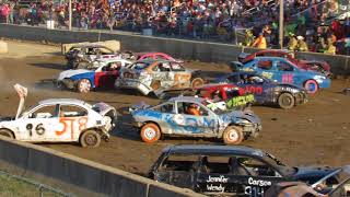 2017 Small Car 4 Cylinder Demolition Derby Washington County Fair Greenwich New York
