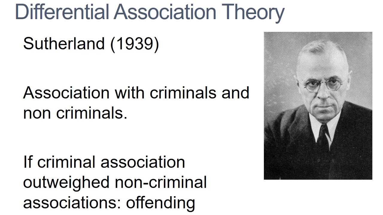 sutherlands differential association theory