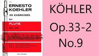 Köhler : 12 Medium Difficult Exercises Op.33-2 No.9 / ケーラー：12の練習曲 作品33-2  第9番