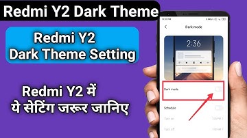 Redmi Y2 में Dark Theme Setting कैसे चालू करें ? Enable Dark Mode on Redmi | MIUI 11 Dark Mode