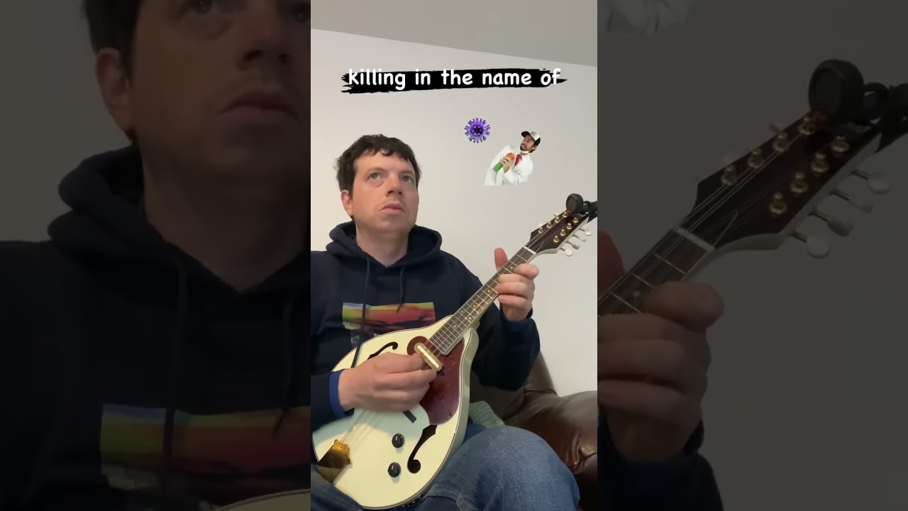 RATM “killing in the name” on mandolin 🐀