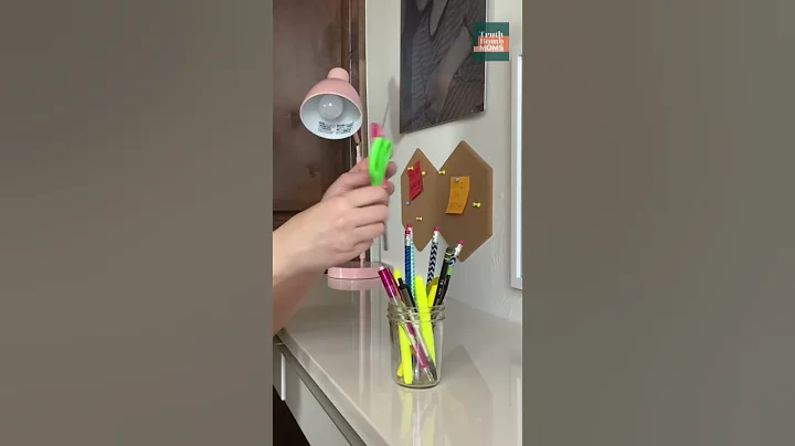 DIY Homework Station. #shorts #homeschool #kids #momtips #toddlerhood #parentingtips #diy #kidstalk