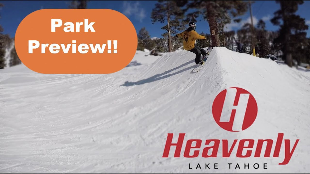 Heavenly Groove Park SnowBoarding California (Park Preview) YouTube
