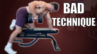 Stop Doing The Single Arm Dumbbell Row Like This