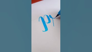 Calligraphy Writing of the Name #Priya_nd_Riya on request in last video with Doms Brush Pens! #Viral