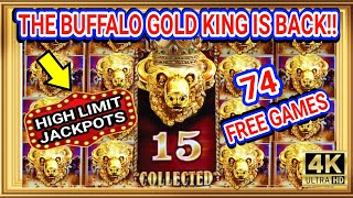 Oh mon Dieu ! 15 TÊTES ÉPIQUES COLLECTÉES à la machine à sous Buffalo Gold avec 74 parties gratuites screenshot 2