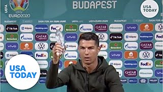 Cristiano Ronaldo's water gesture cost Coca-Cola billions | USA TODAY screenshot 1