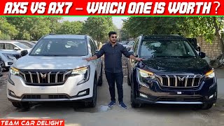 Mahindra XUV700 AX5 vs AX7 - Detailed Comparison