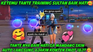 KETEMU TANTE TRAINING BAIK HATI💞 LANGSUNG AJAKIN KONTEN EMOT 18JT💞TANTE NYA JOMBLO GAPUNYA AYANK😱