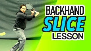 Backhand SLICE Depth & Control - tennis lesson