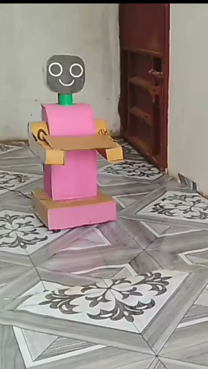How To Make HOMEMADE ROBOT from Cardboard at Home science project remote control very easy #short