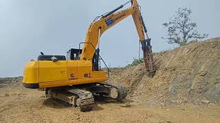Liugong Excavator Clg922E Hydraulic Hammer Install For Hill Diging| Beku Gari 