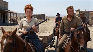 Maureen O'Hara &amp; Brian Keith | The Deadly Companions (1961) | Classic Western Full Movie 4K