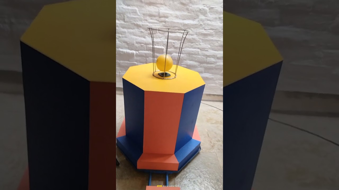 FLOATING BALL IN THE SCIENCE PARK OF KARNATAKA 