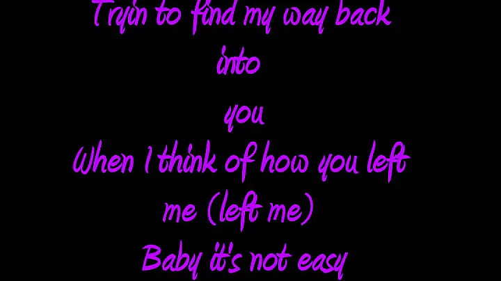 Amber Davis-Way Back Into You (lyrics)