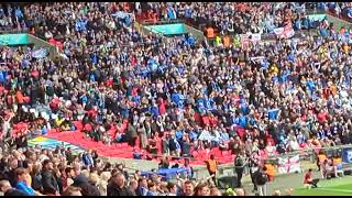 Chesterfield FC Fans making some noise at Wembley 2023