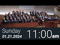 01/21/2024 Sunday 11am - Full Service